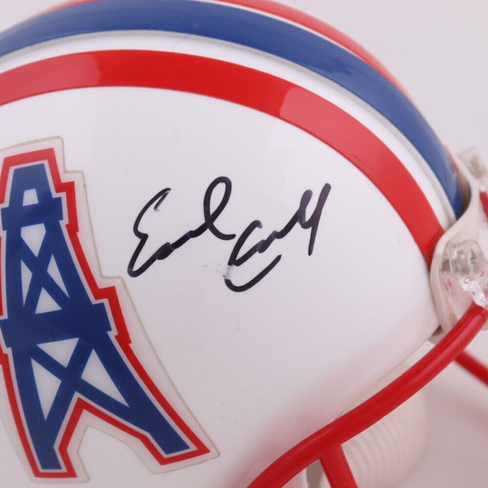 Earl Campbell Signed Houston Oilers Mini Helmet (PSA COA) 5xPro Bowl R –