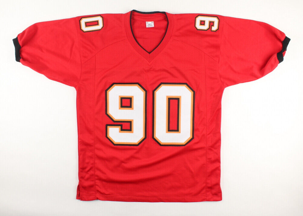 1995 Warren Sapp Tampa Bay Buccaneers Wilson NFL Jersey Size Large – Rare  VNTG