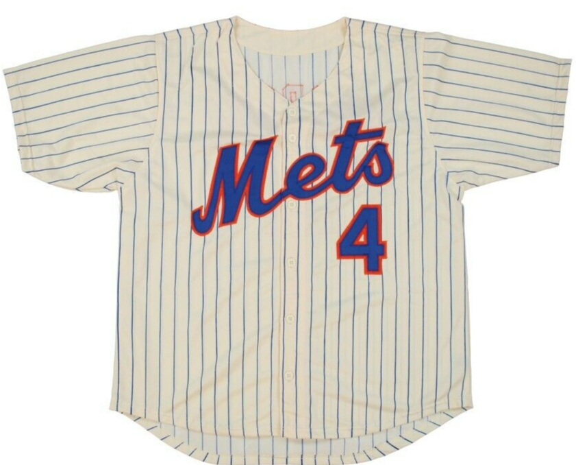 : New York Mets Big & Tall Replica Home Jersey (White/Royal, LT)  : Sports Fan Jerseys : Sports & Outdoors