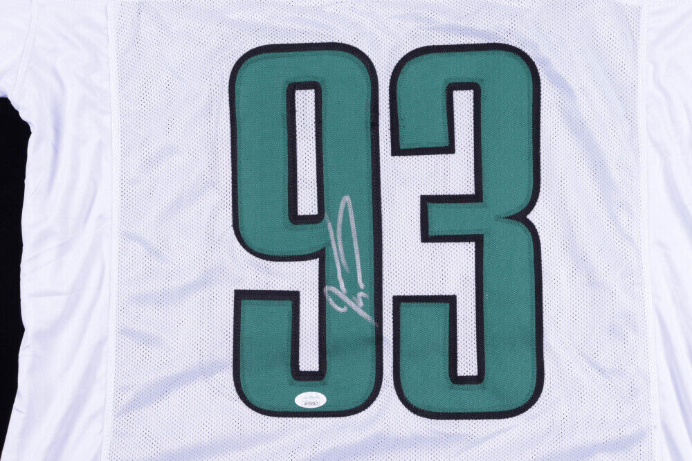 Jevon Kearse Signed Philadelphia Eagles Jersey (JSA COA)3xPro Bowl  Defensive End