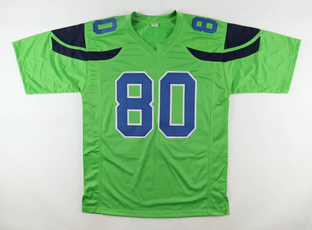 Seattle Seahawks Steve Largent Autographed White Authentic Mitchell & Ness  1985 Throwback Jersey Size XXL HOF '95 MCS Holo