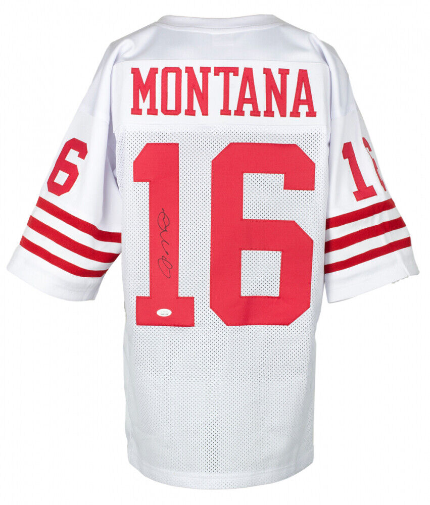 Limited Women's Joe Montana White Jersey - #16 Football San Francisco 49ers  100th Season Rush Vapor Untouchable Size S