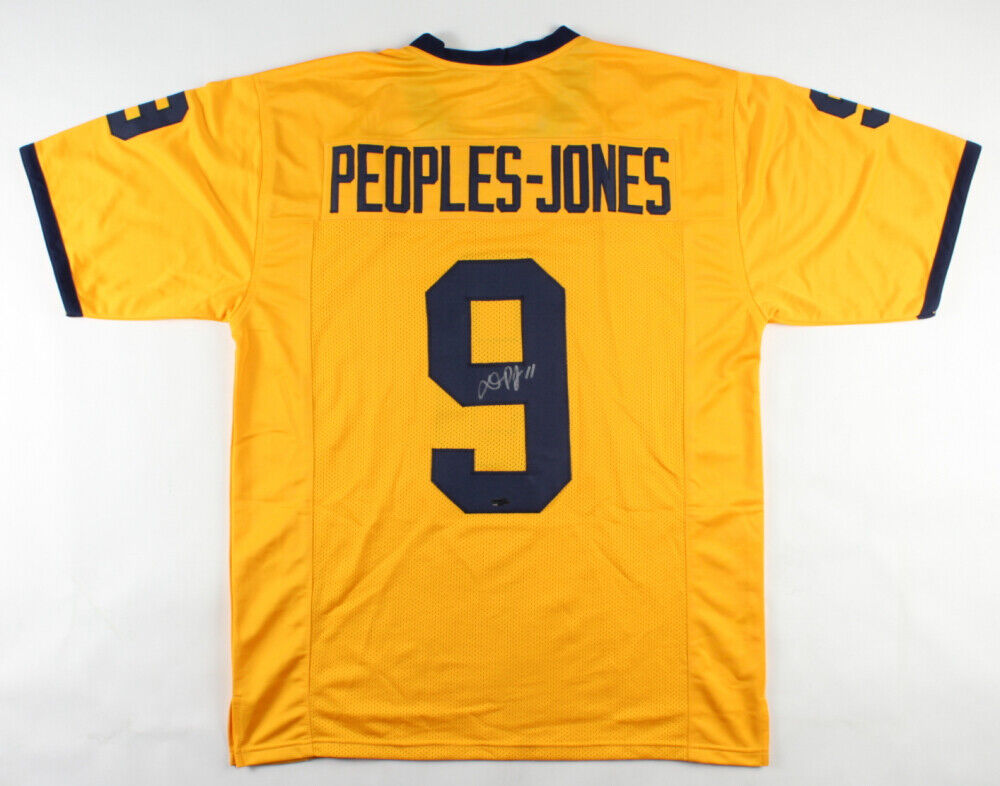 Donovan Peoples-Jones Signed Michigan Wolverines Jersey (Beckett