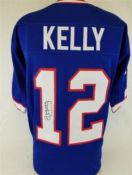 Dawson Knox Signed Custom 35x43 Framed Buffalo Bills Jersey