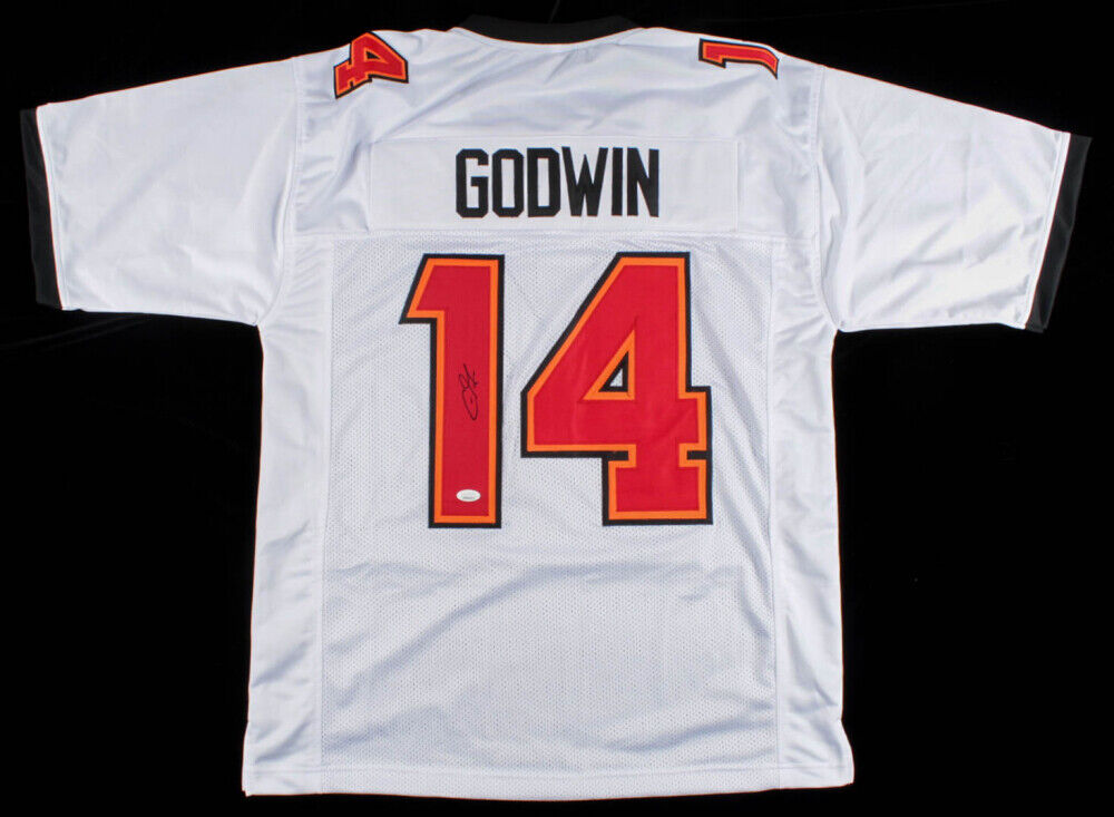 Chris Godwin Signed Buccaneers Jersey (JSA COA) Tampa Bay's 2017 3rd R –