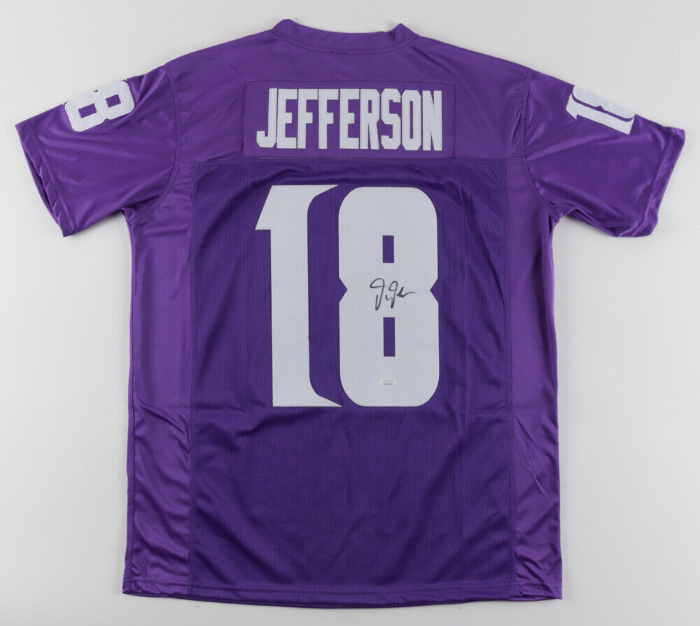 Justin Jefferson Minnesota Vikings Color Rush Purple Jersey