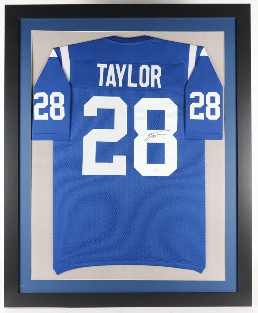 Lawrence Taylor Autographed/Signed Pro Style XL Blue Jersey HOF