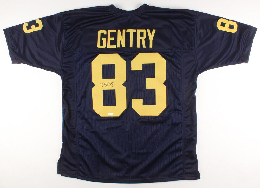 Zach Gentry Signed Michigan Wolverines Jersey / Steelers 2019 5th Rd Pk TSE  COA