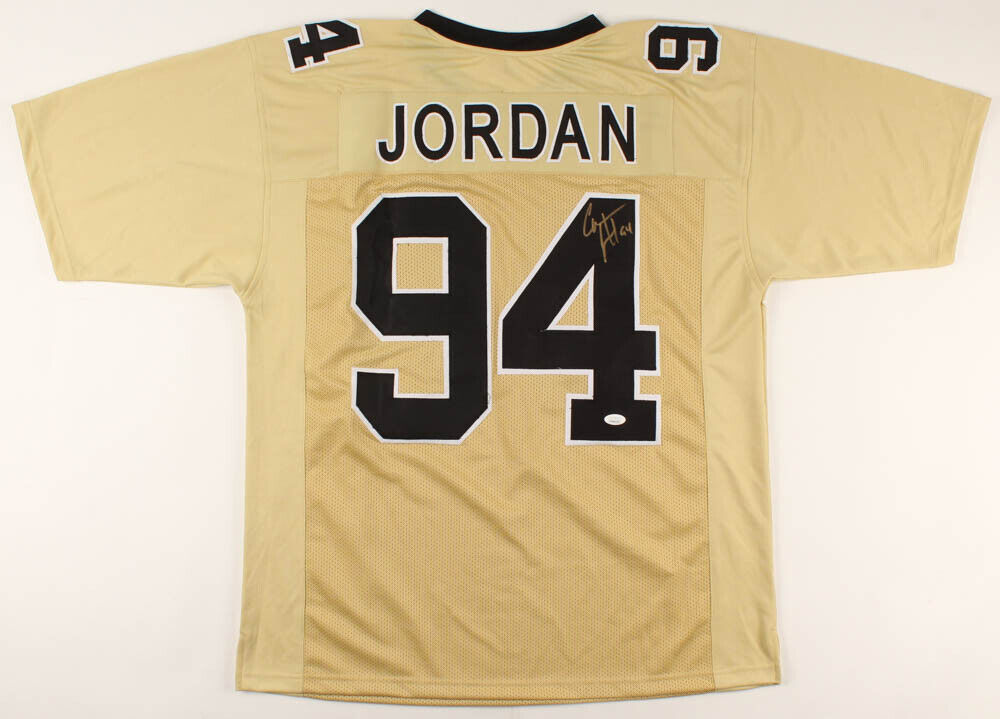 Cameron Jordan Signed New Orleans Saints Gold Jersey (JSA COA) 3