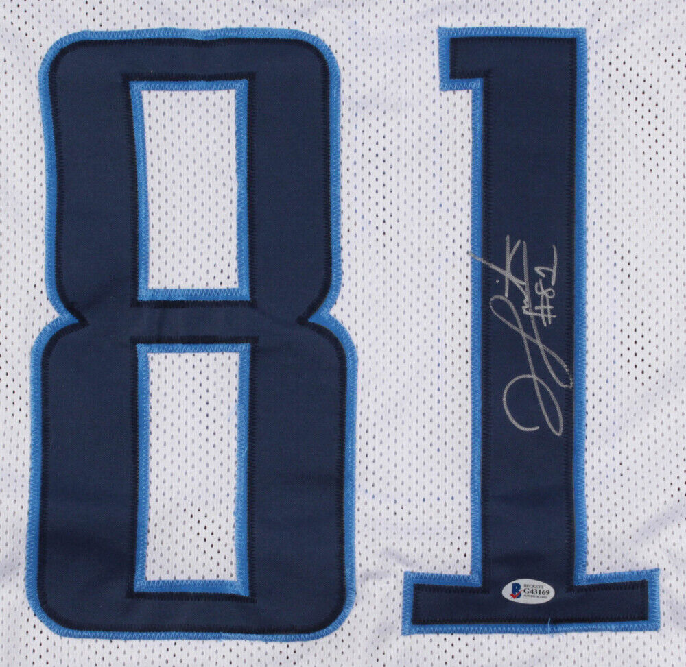 Jonnu Smith Autographed/Signed Jersey COA Tennessee Titans