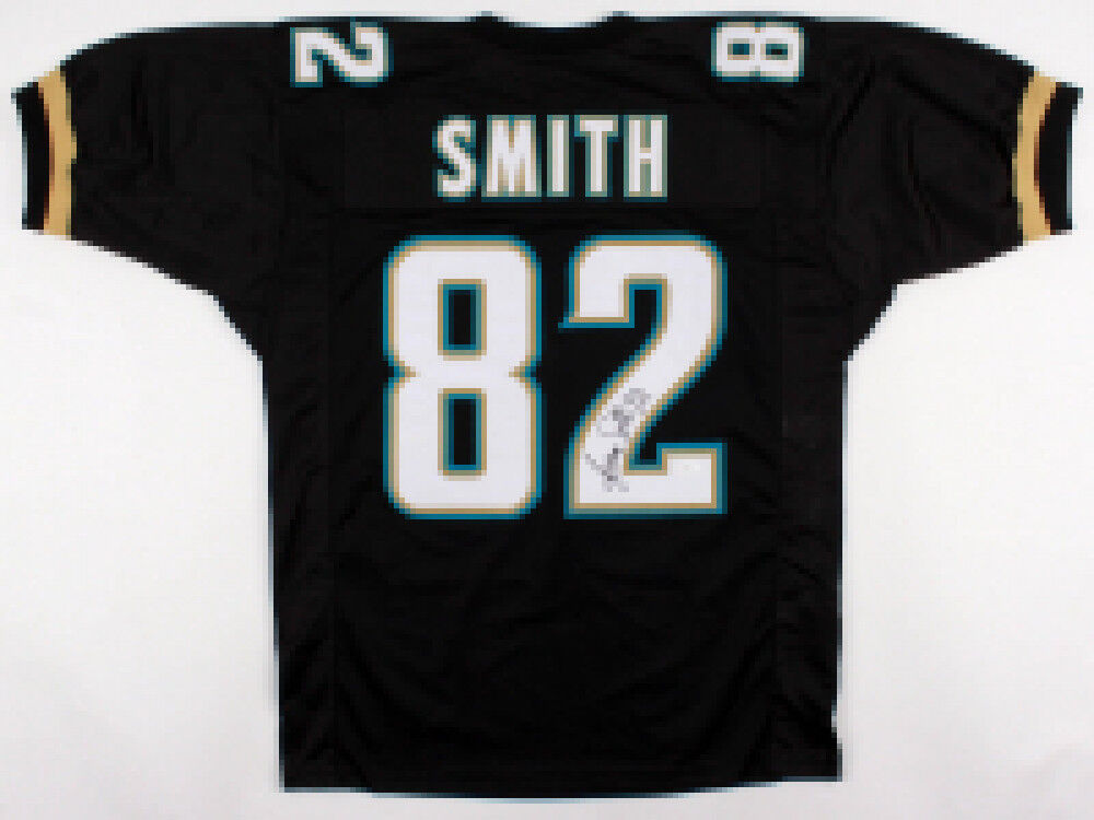 Jimmy Smith Autographed Jacksonville Teal Custom Football Jersey