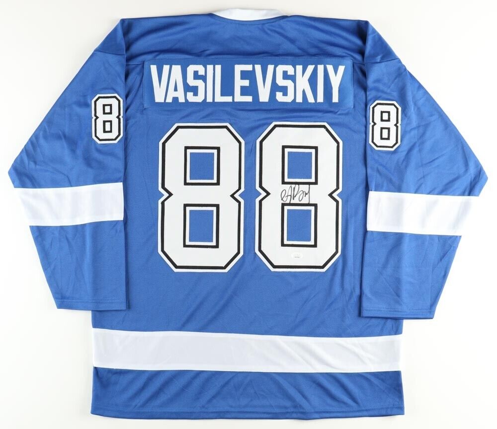 Andrei Vasilevskiy Signed Tampa Bay Lightning Jersey (JSA COA