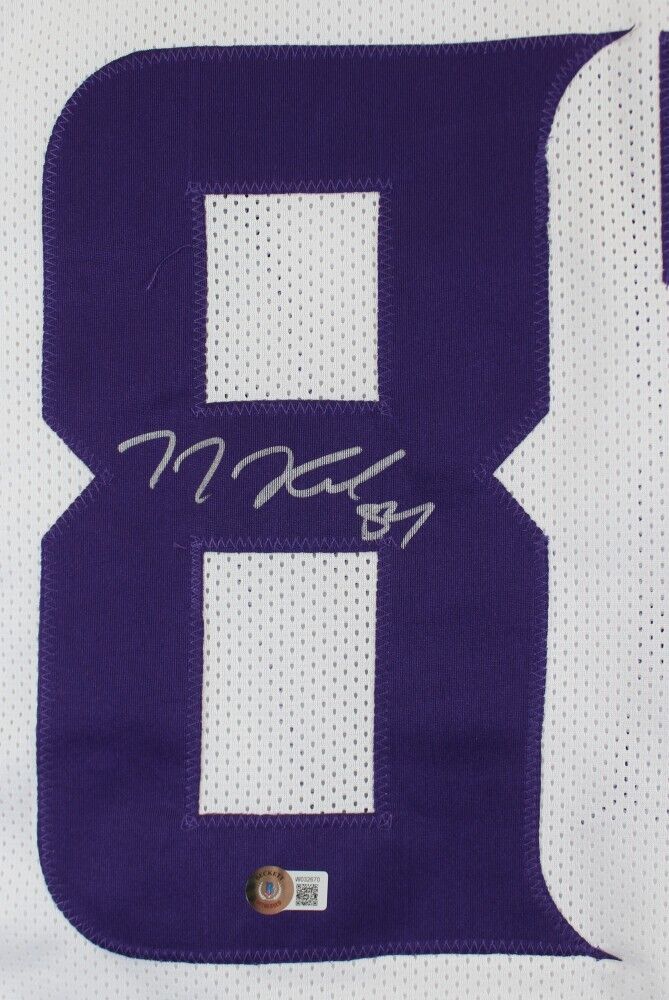 TOMMY KRAMER SIGNED AUTOGRAPHED MINNESOTA VIKINGS CUSTOM JERSEY PSA COA