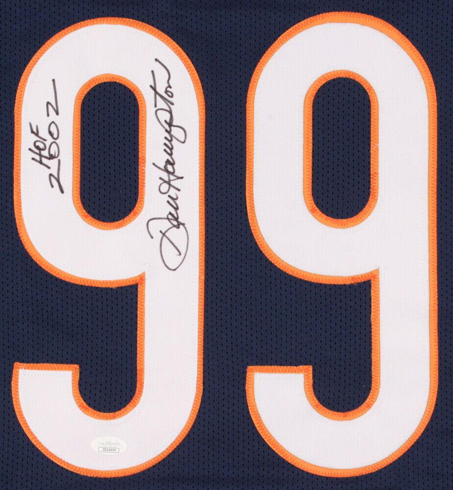 Dan Hampton Signed Chicago Bears Jersey Inscribed HOF 2002 -JSA COA / –