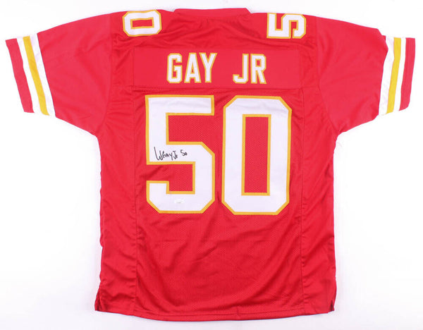 Willie Gay Jr. Signed Kansas City Chiefs Jersey (JSA COA) 2020 2nd Rd Pk  MSU L.B