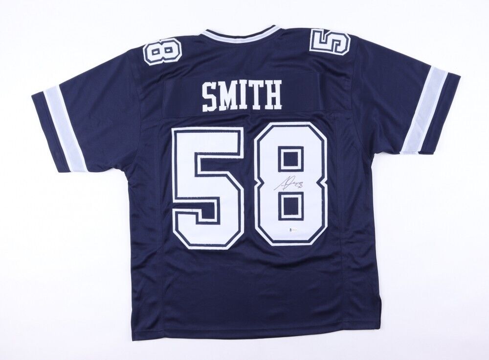 Tyler Smith Signed Dallas Cowboys Jersey (Beckett) 2022 1st Round