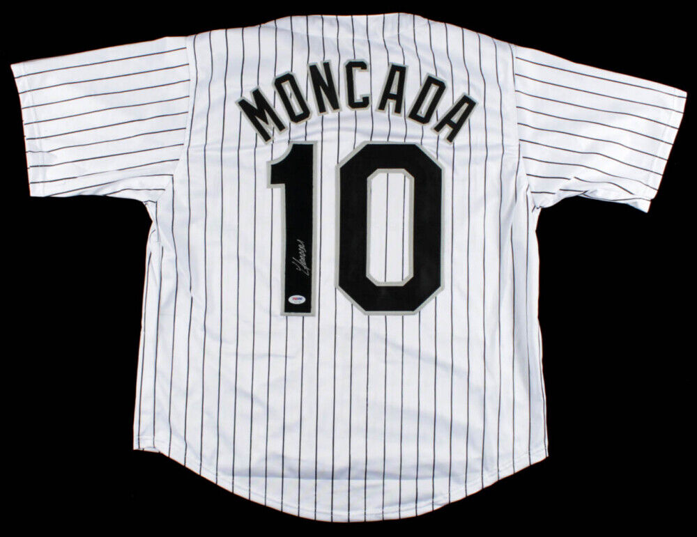 Yoan Moncada Signed Chicago White Jersey (PSA/DNA COA) Sox Infield –