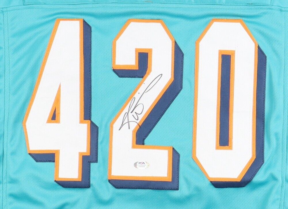 Ricky Williams Signed Miami Dolphins 420 Jersey (PSA COA) 2002 Pro Bow –