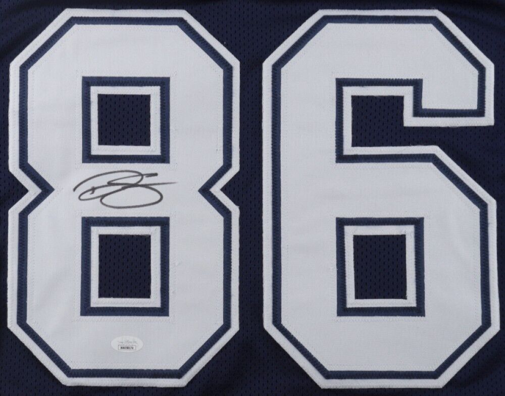 Jay Novacek Signed Dallas Pro White Football Jersey (JSA) — RSA