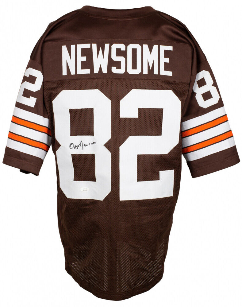 Ozzie Newsome Signed Cleveland Browns Jersey (JSA COA) 3×Pro Bowl HOF –