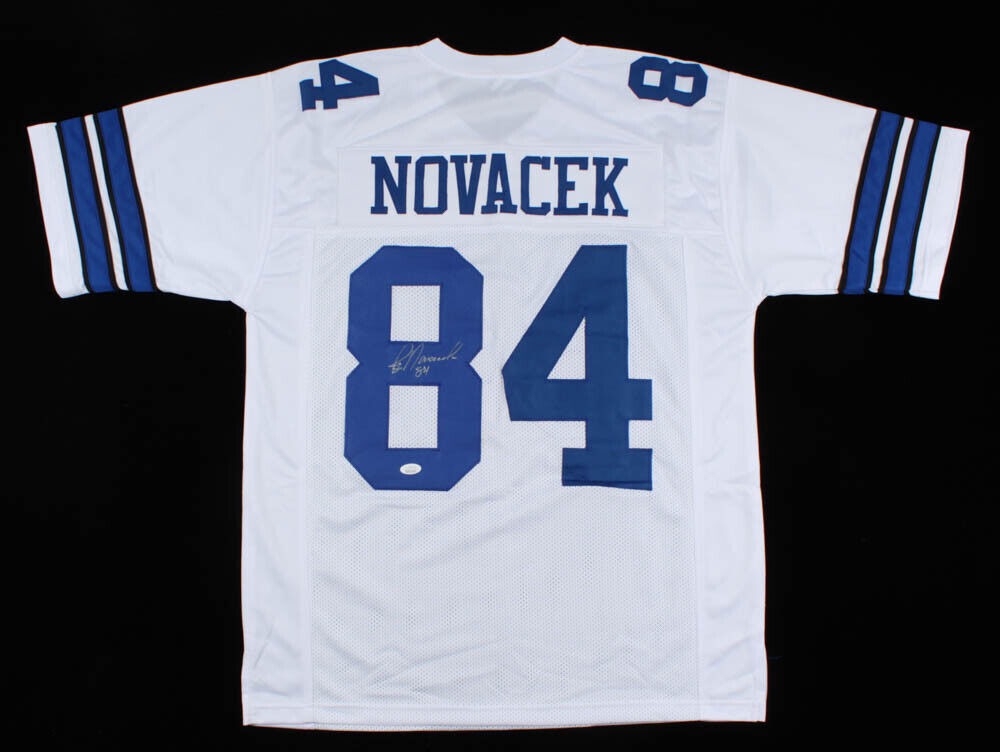 Jay Novacek Signed Dallas Cowboy Jersey (JSA COA) 5xPro Bowl Tight End –