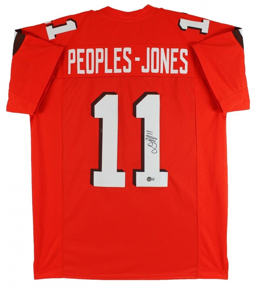 Donovan Peoples-Jones Signed Cleveland Browns Jersey (Beckett COA) 202 –