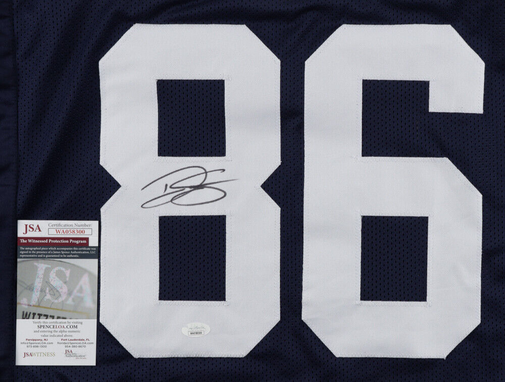 Daryl Moose Johnston Signed Jersey - JSA Witness - Dallas Cowboys  Autographed