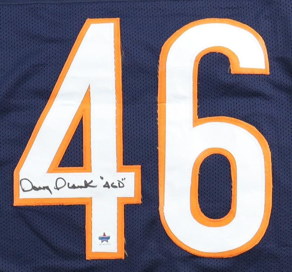 Doug Plank Signed Chicago Bear Jersey 1985 '46 Defense' Named for Him –