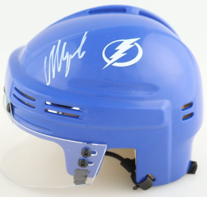 Nikita Kucherov Autographed Tampa Bay Lightning Mini Helmet JSA - Got  Memorabilia