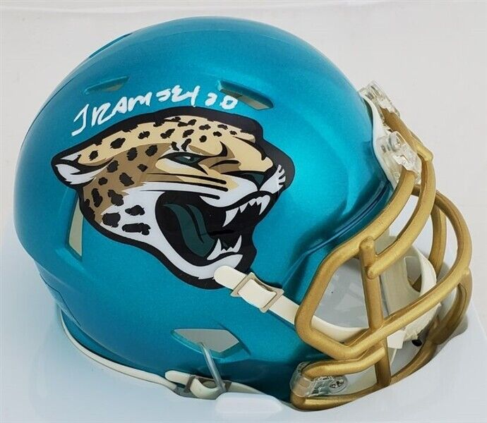 Riddell Jacksonville Jaguars Flat White Alternate Revolution Speed Replica  Football Helmet