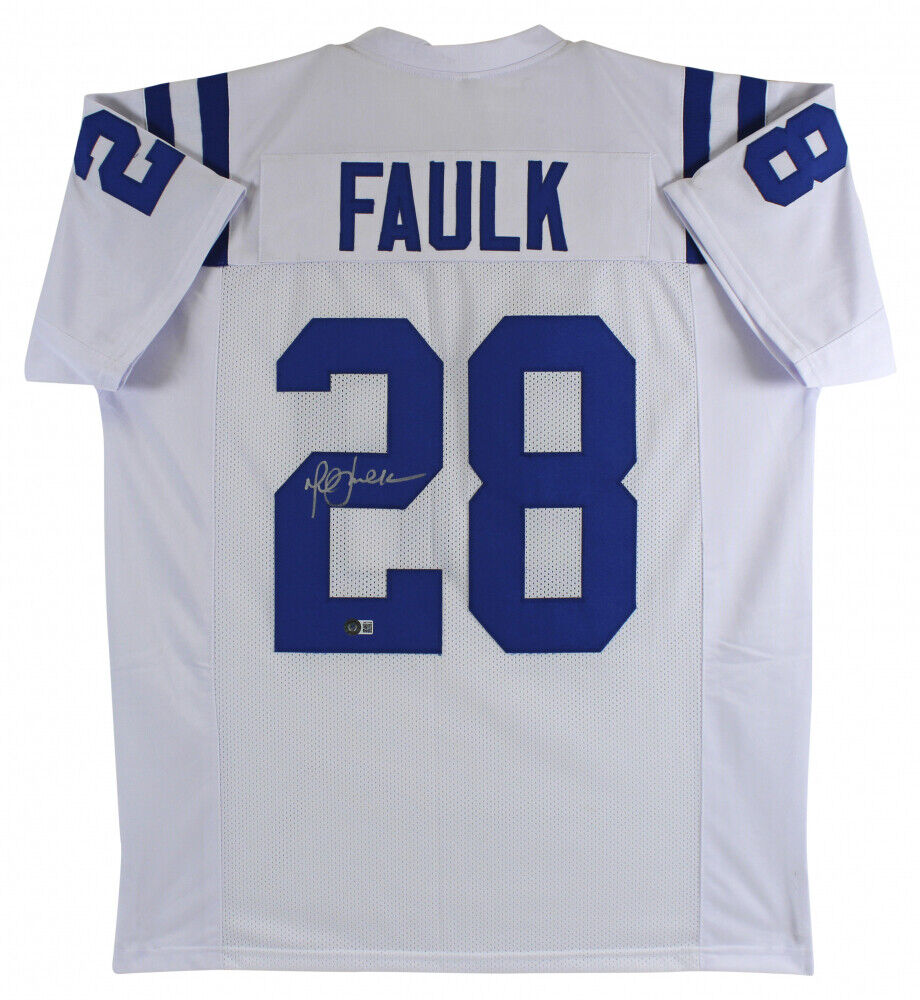 NFL Logo Athletic Marshall Faulk Colts Jersey – Santiagosports