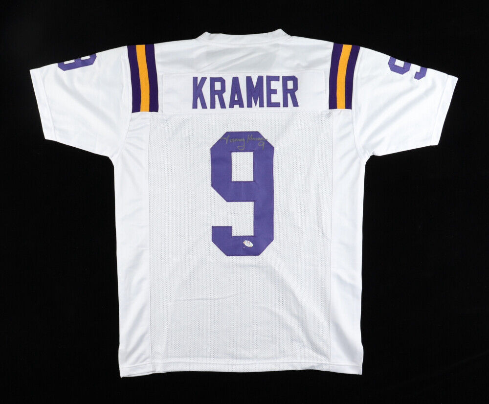 Tommy Kramer Signed Jersey Inscribed 50 Greatest Vikings (JSA