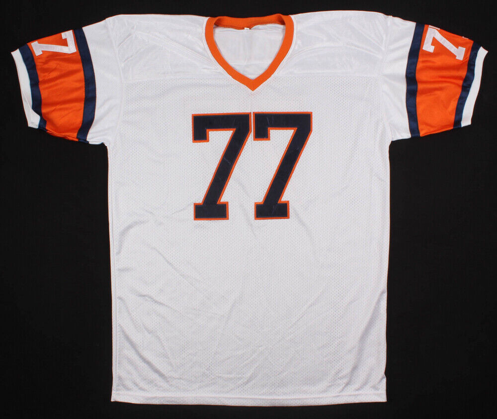 KARL MECKLENBURG  Denver Broncos 1988 Away Wilson Throwback NFL Football  Jersey