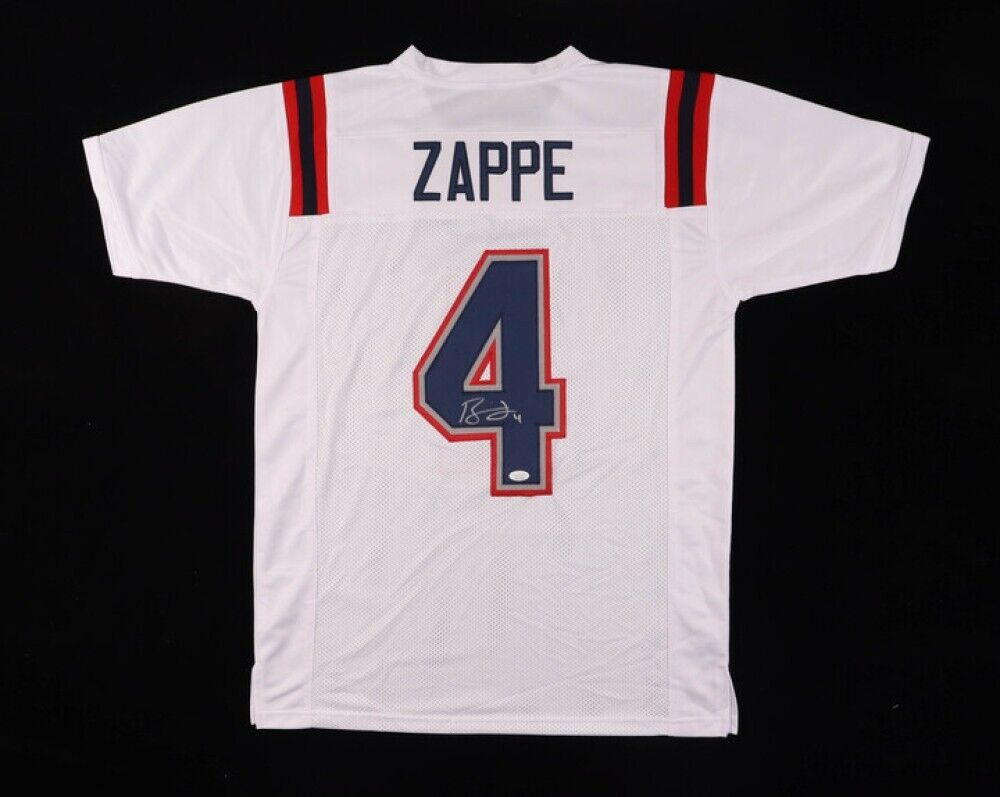 Bailey Zappe Signed New England Patriots Jersey (JSA COA) 2022 4th Rou –