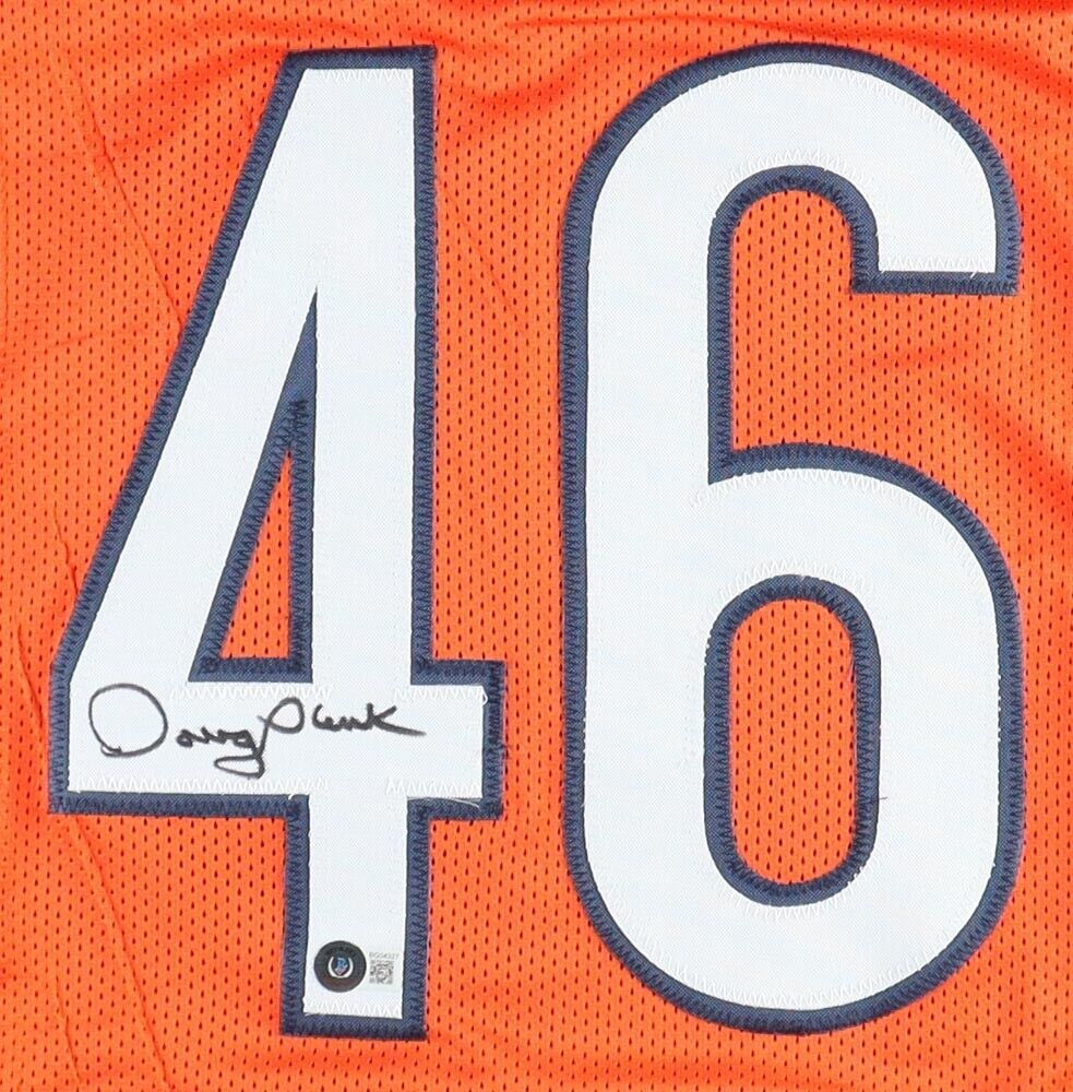 Doug Plank Signed Chicago Bear Jersey 1985 46 Defense Named for Him –