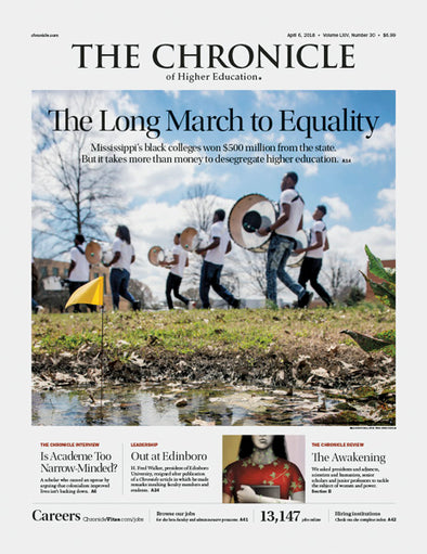 Cover Image of Chronicle Issue, Apr. 6, 2018, The Long March to Equality