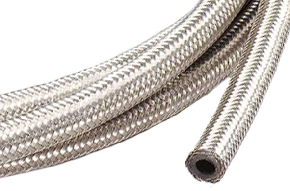 Stainless Steel Braided Hose Oil/Fuel Line 5/16 in. ID 200cm Long –  Customized Choppers