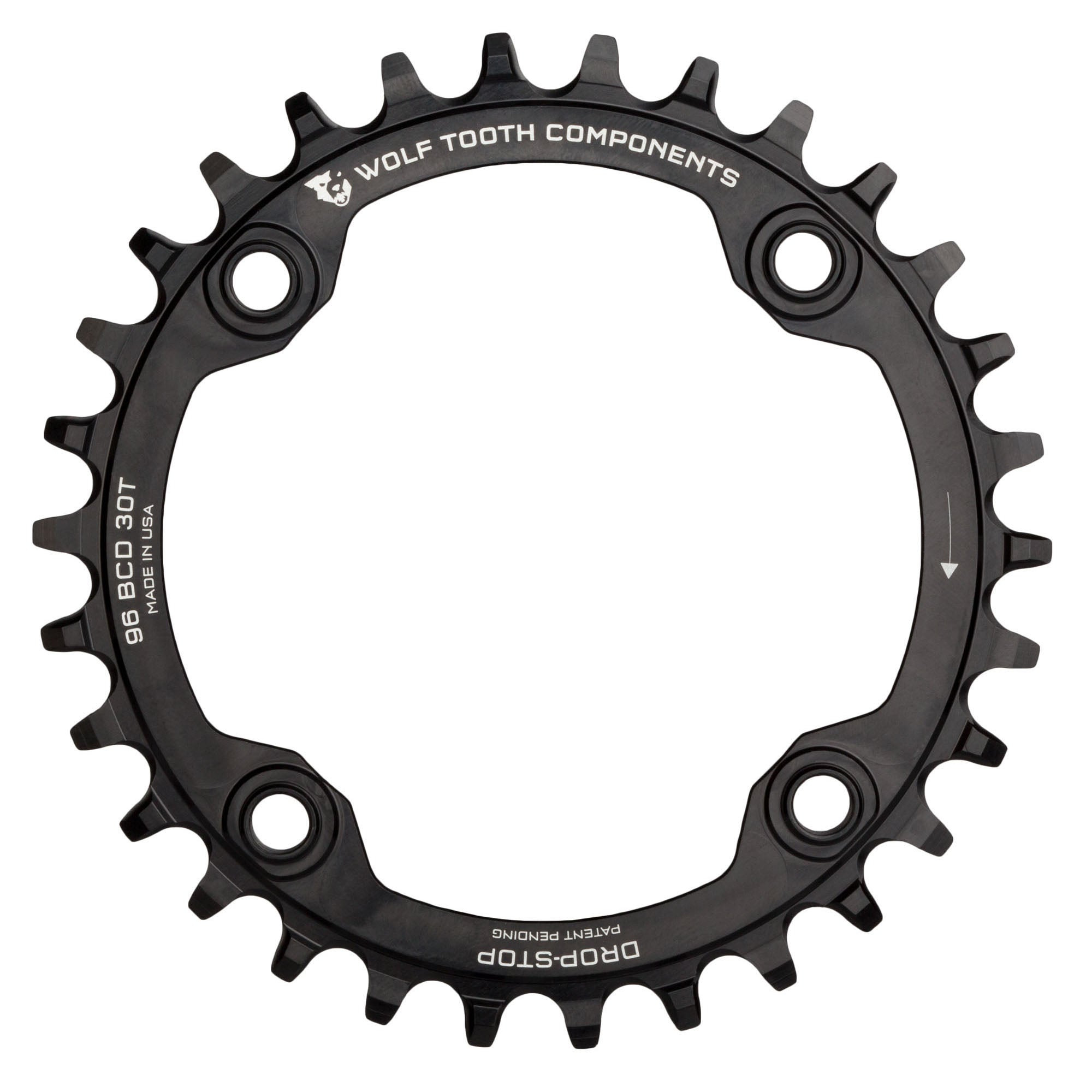 Saddleback Wolf Tooth 96 BCD Symmetrical Chainring for Shimano Compact Triple | FREE Delivery over £20 + FREE Returns + Extra 15% off First Order.