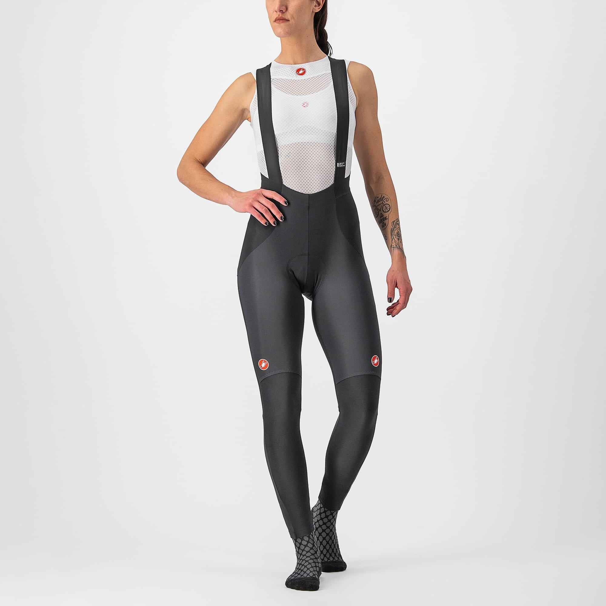 Saddleback Castelli Sorpasso RoS Women's Bib Tights | FREE Delivery over £20 + FREE Returns + Extra 15% off First Order.