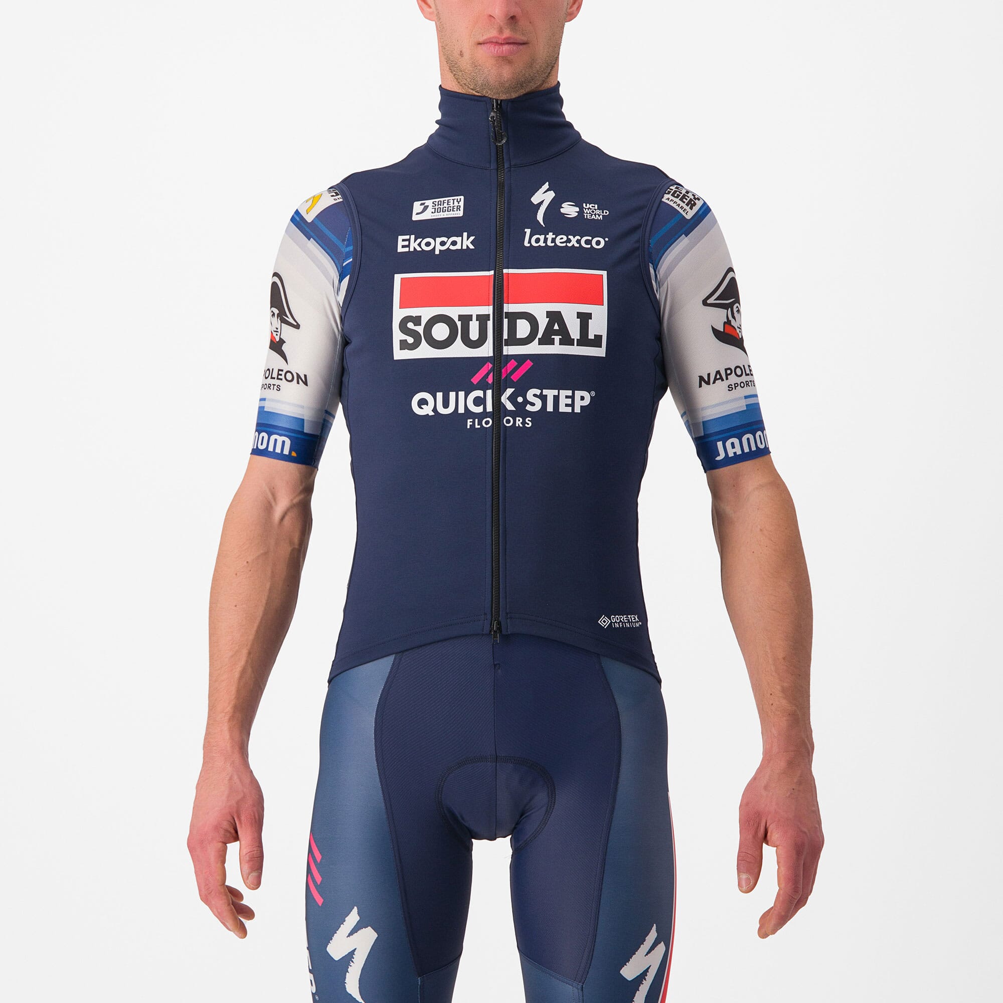 Saddleback Castelli Soudal Quick-Step Perfetto RoS 2 Vest | FREE Delivery over £20 + FREE Returns + Extra 15% off First Order.