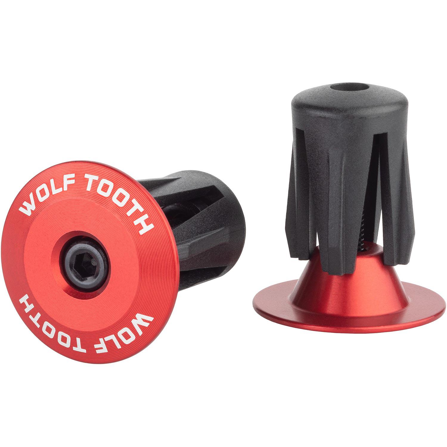 Saddleback Wolf Tooth Alloy Bar End Plugs | FREE Delivery over £20 + FREE Returns + Extra 15% off First Order.