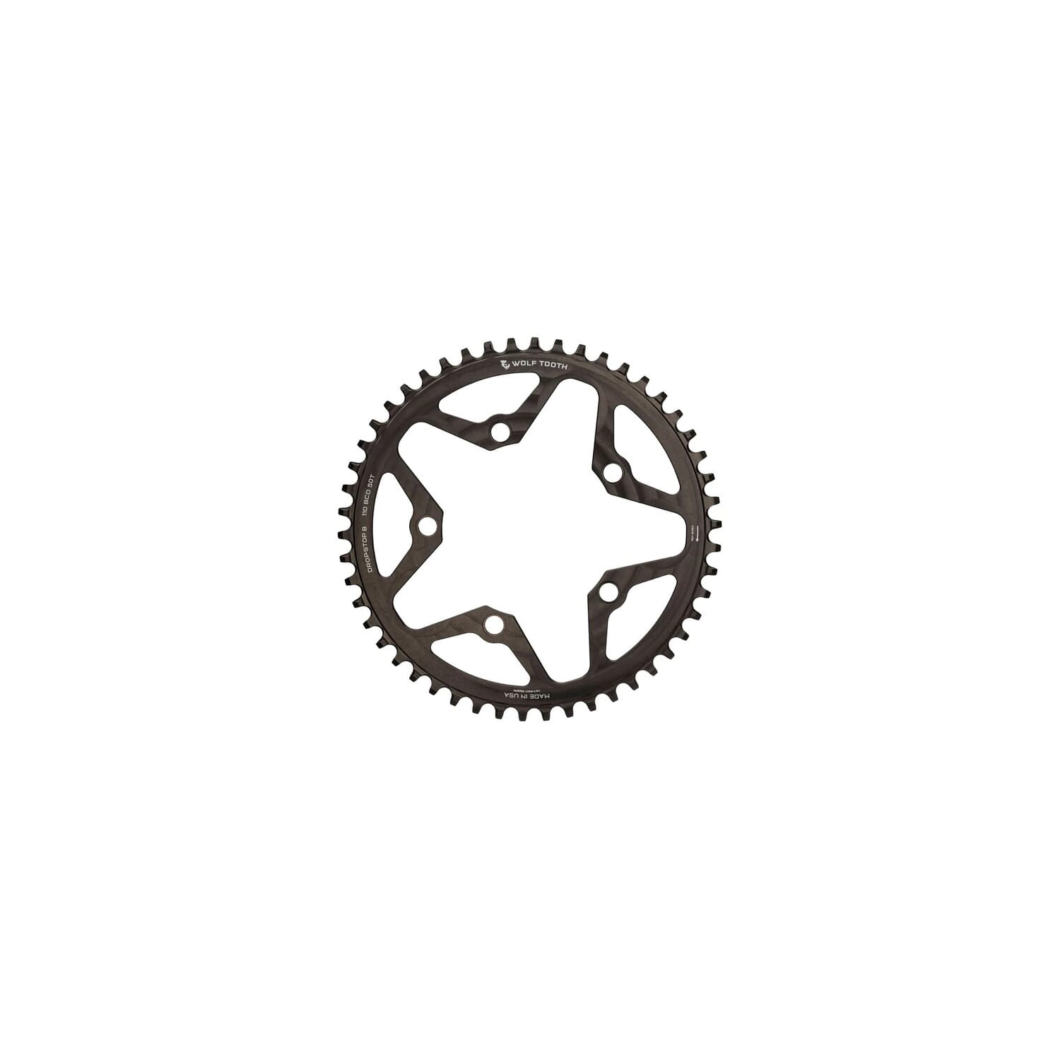 Saddleback Wolf Tooth 110 BCD Flat Top Gravel / CX / Road Chainring | FREE Delivery over £20 + FREE Returns + Extra 15% off First Order.