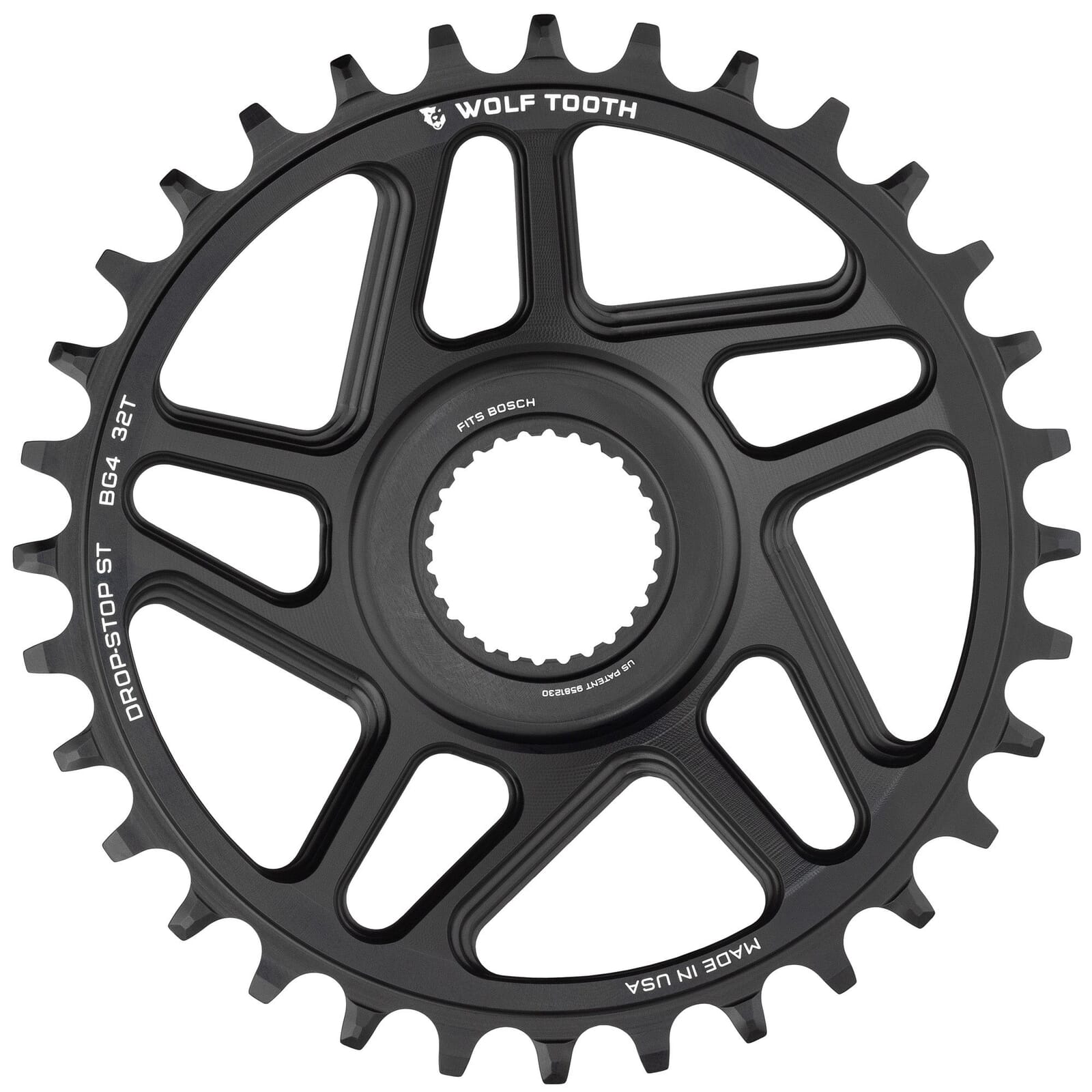 Saddleback Wolf Tooth Direct Mount Chainring for Bosch Gen 4 E-Bike Motor for Shimano 12 speed Hyperglide | FREE Delivery over £20 + FREE Returns + Extra 15% off First Order.