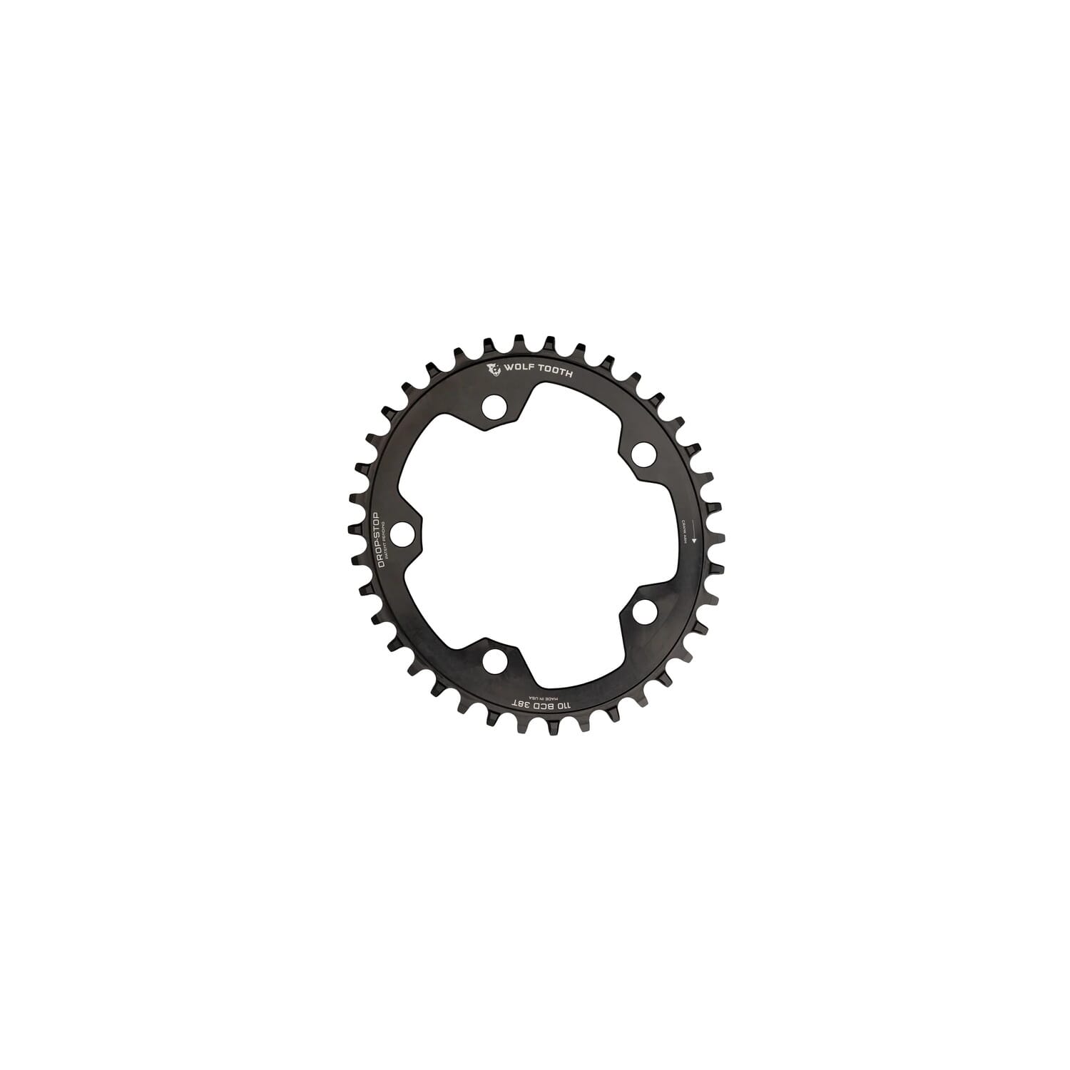 Saddleback Wolf Tooth Elliptical 110 BCD Flat Top for Gravel / CX / Road Chainring | FREE Delivery over £20 + FREE Returns + Extra 15% off First Order.