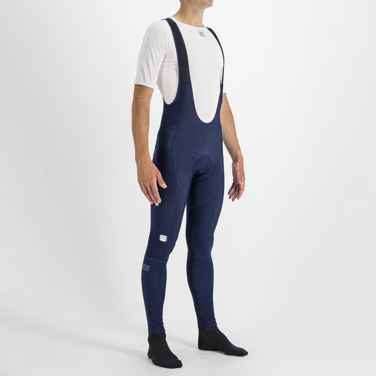 Front body view of model in Sportful Neo Bibtights