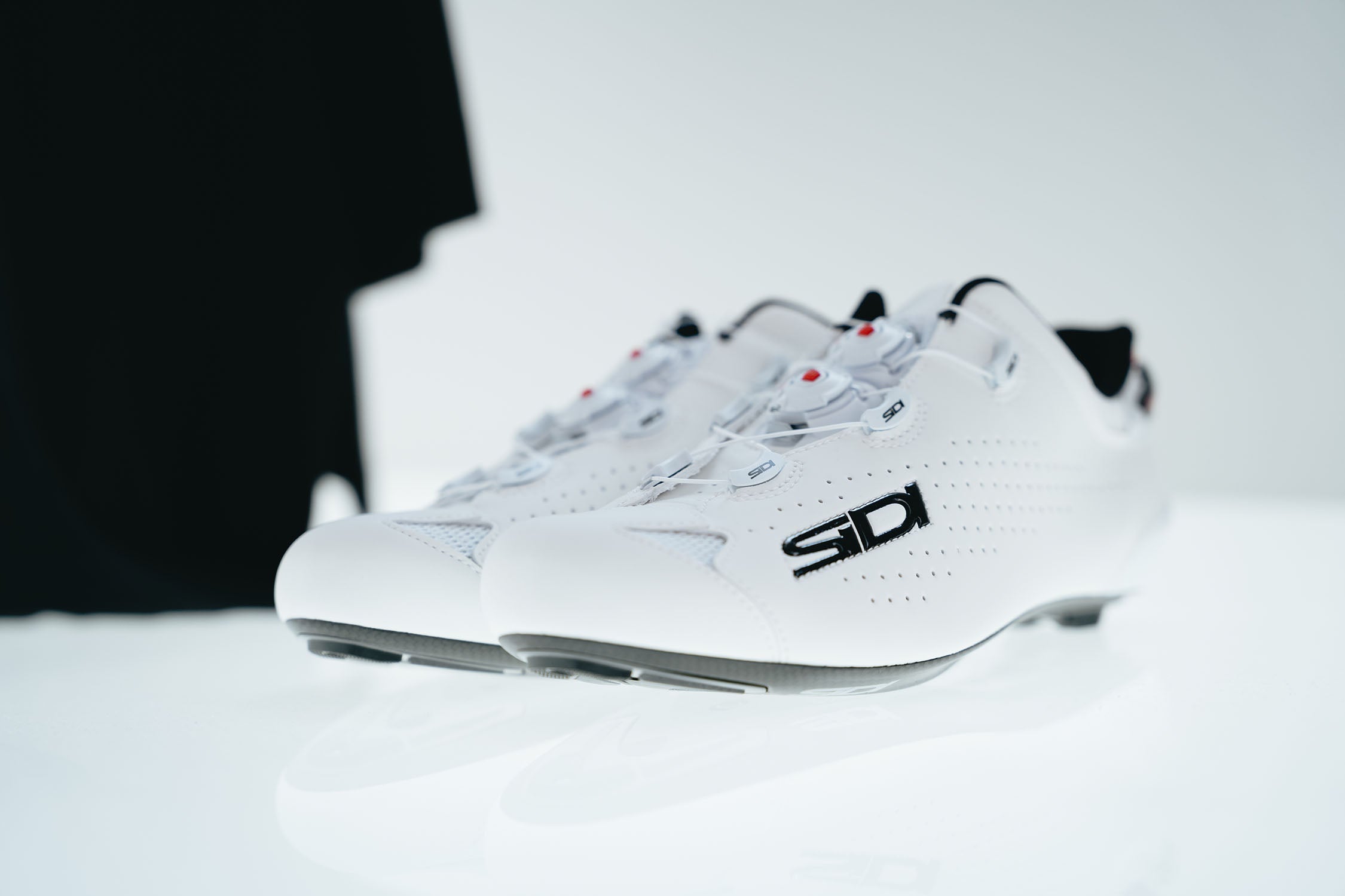 Arty shot of Sidi Shot 2 road cycling shoes