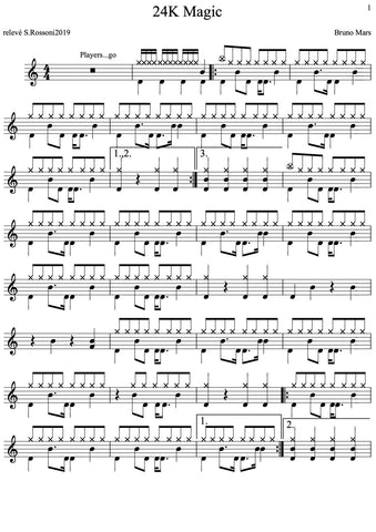 Pretending (arr. COPYDRUM) Sheet Music | Eric Clapton | Drums