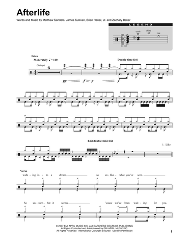 Afterlife (Avenged Sevenfold) Tab