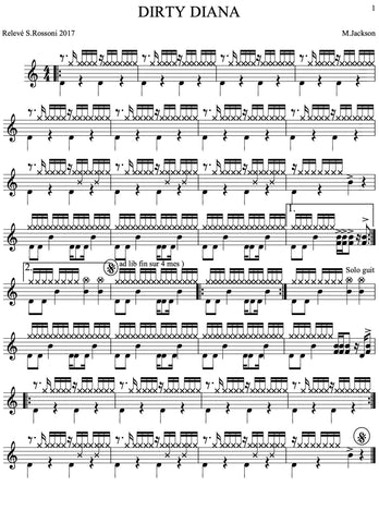 Pretending (arr. COPYDRUM) Sheet Music | Eric Clapton | Drums