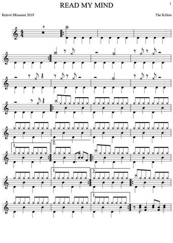 Pretending (arr. COPYDRUM) Sheet Music | Eric Clapton | Drums